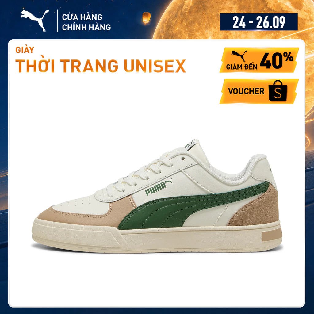 Giày Thời Trang PUMA Unisex Caven Mix Dusty Tan-Vine Màu Be