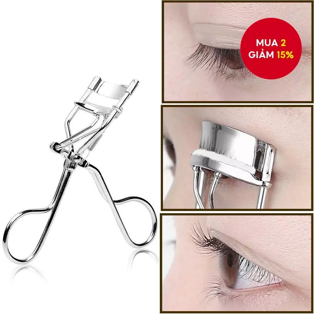 Dụng cụ uốn mi bằng thép không gỉ Bền bỉ Mạnh mẽ Lông mi giả Curler Kẹp Dải silicon Người mới bắt đầu Trang điểm Mỹ phẩm Dụng cụ làm đẹp