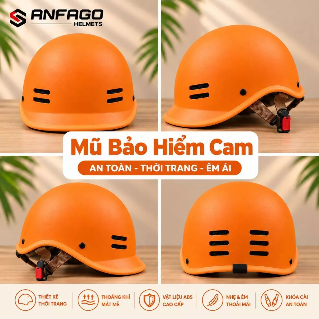 Mũ Bảo Hiểm Cá Heo - Thương Hiệu An Toàn Uy Tín Dành Cho Người Lớn size 52-58cm  An Toàn