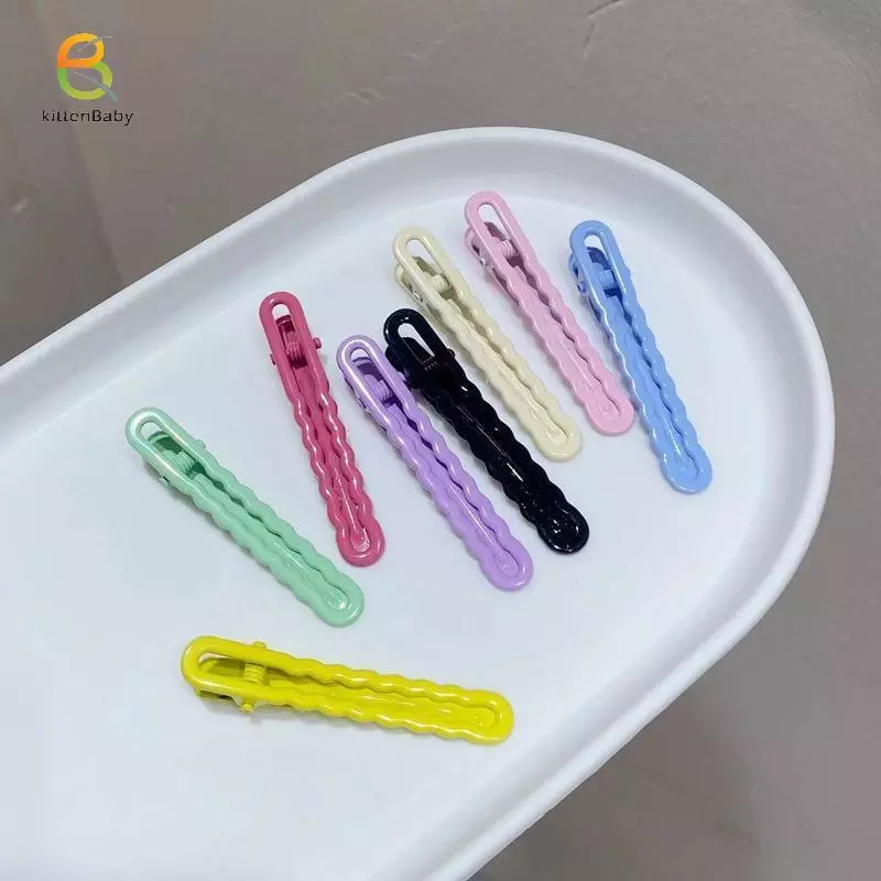 [Baby-t] 10 Kẹp Tóc Chống Trơn Trượt Nhiều Màu Sắc Thiết Kế Sóng Mờ Kẹp Tóc Phụ Kiện Tạo Kiểu Mũ Barrettes Dễ Thương Để Trang Điểm Hàng Ngày Du Lịch [Mới]