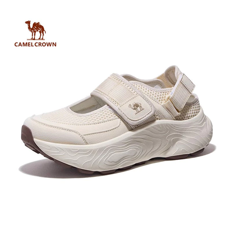 CAMEL CROWN SPORTS Xăng đan Thể Thao Đi Biển Cho Nữ Đế Dày Rỗng Thoáng Khí Giày Thường Ngày