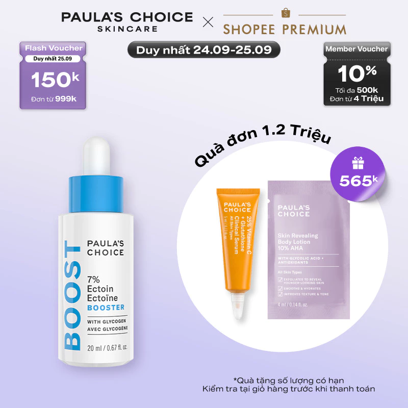 Tinh chất phục hồi và bảo vệ da 7 tác động Paula's Choice 7% Ectoin Booster 20ml 1370