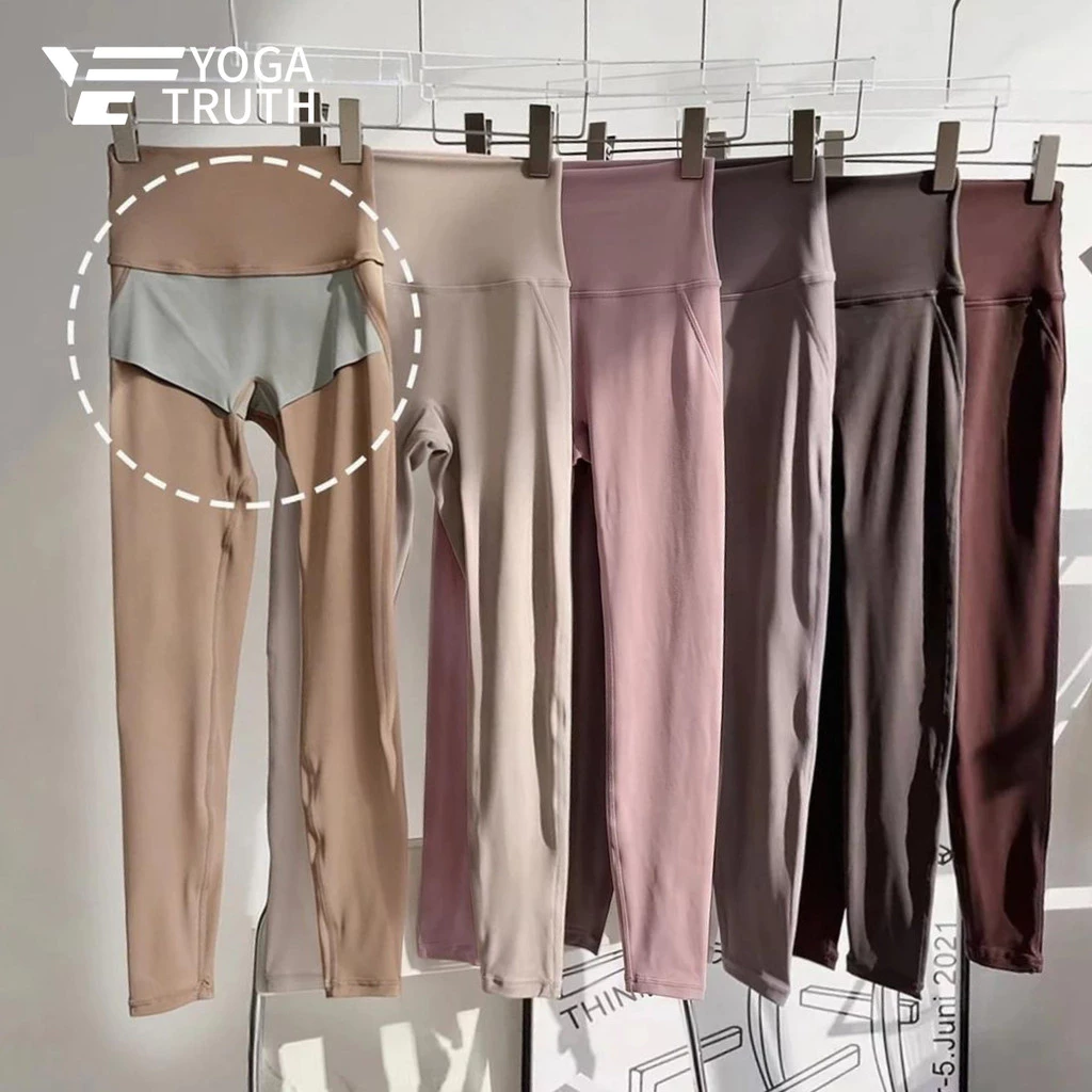 Quần Legging Thể Thao Lưng Cao Nâng Hông Cá Tính Năng Động