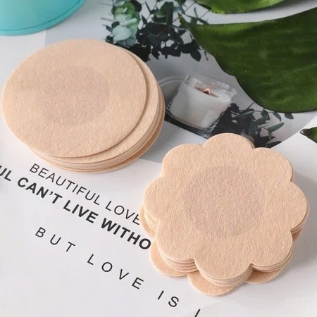 Hộp 10 miếng dán ngực màu da cao cấp, dán ti giấy che nhũ hoa, nhỏ gọn, thoáng khí, không dấu vết, không lo lộ