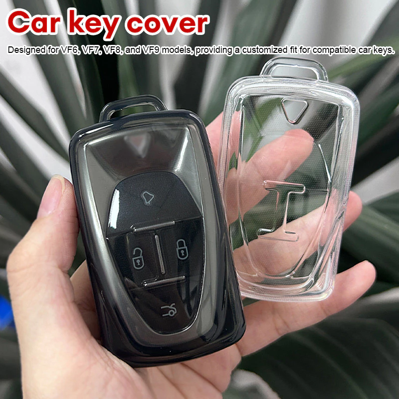 Ốp bảo vệ chìa khóa xe hơi bằng TPU tương thích với VF6 VF7 VF8 VF9, chống nước