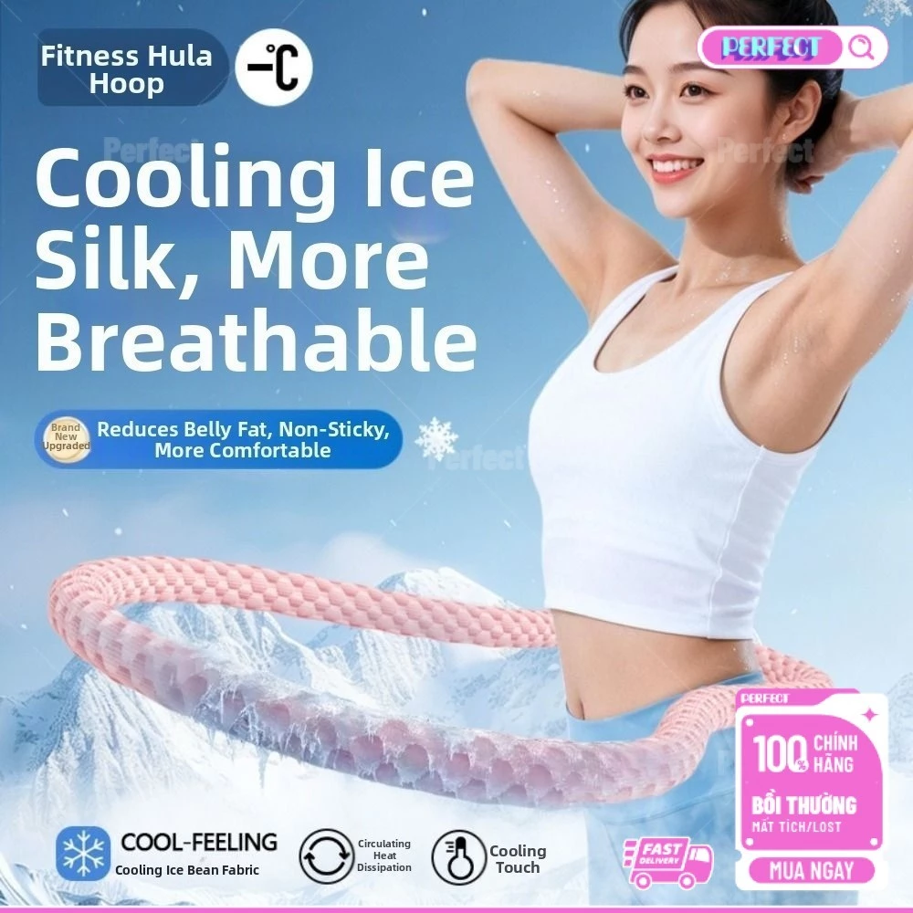 Vòng eo mềm lụa băng mát lạnh im lặng thon eo nhiều màu/trọng lượng