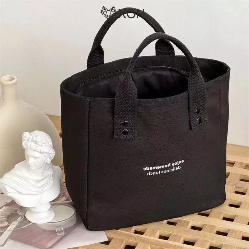 [XON] Túi xách nữ vải Canvas màu trơn Túi du lịch sức chứa lớn thông thường dành cho nữ [Mina]
