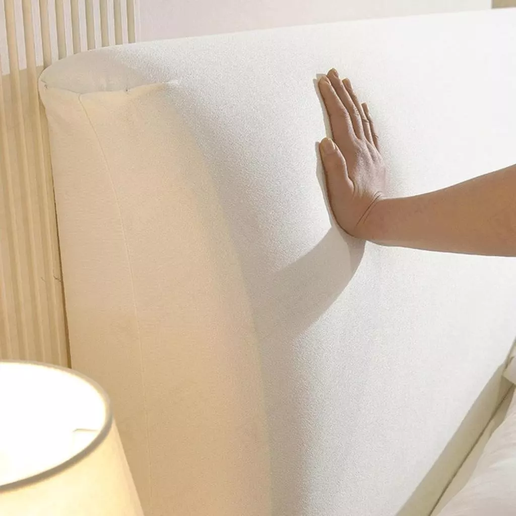 Vỏ bọc đầu giường co giãn Chenille, Tấm bảo vệ đầu giường chống bụi dày chống trượt, vừa vặn cỡ Queen King