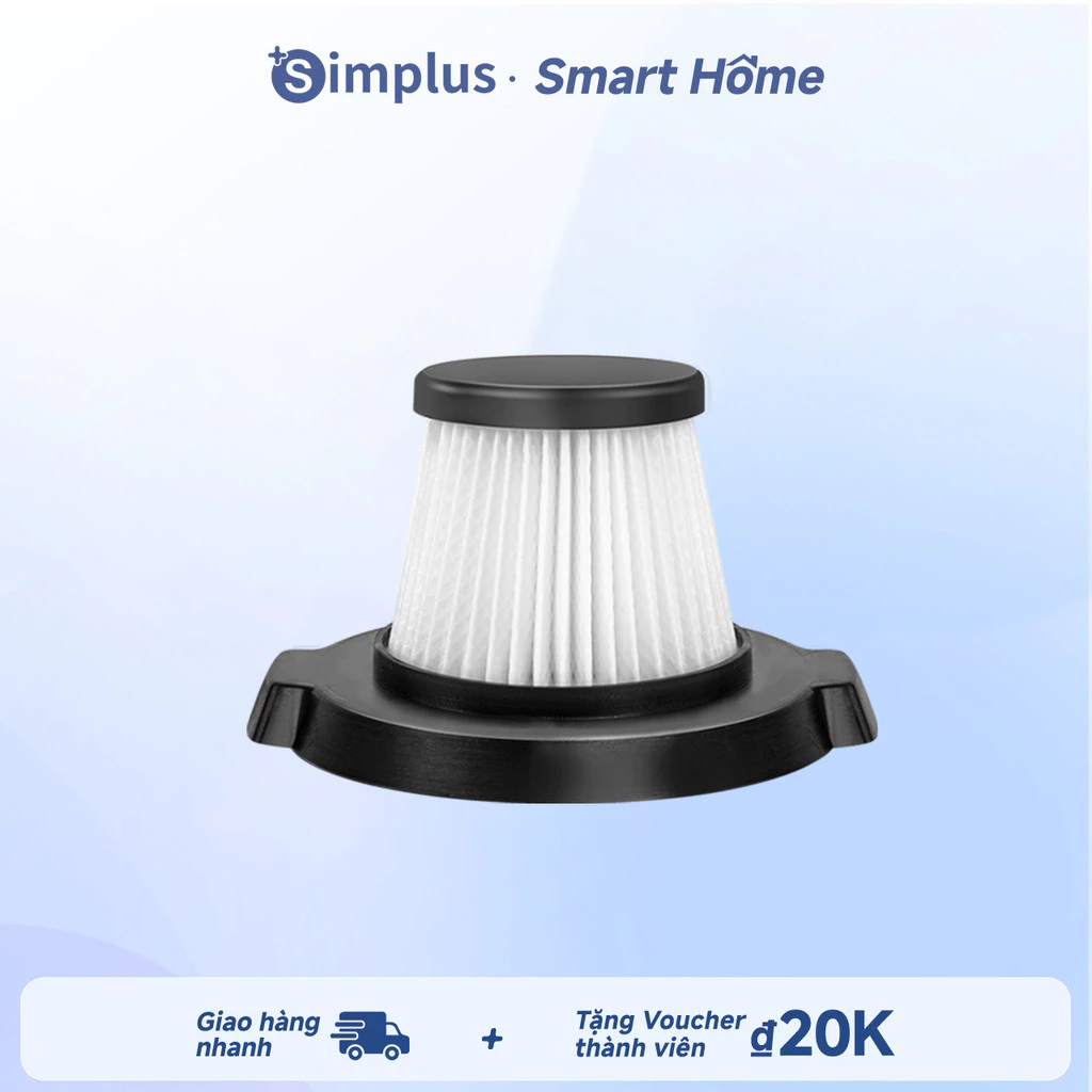 Simplus Lõi lọc phù hợp với máy hút bụi 002 Lọc các hạt nhỏ, bụi, nấm mốc XCLX002