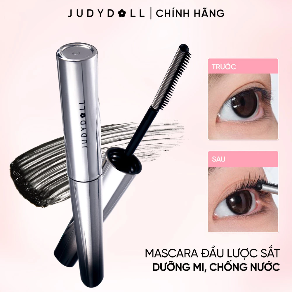 [MỚI] JUDYDOLL Mascara Đầu Lược Sắt Feather lash Mascara Siêu tơi dài mi Giữ mi cong cả ngày Dày mi Dưỡng mi 3g