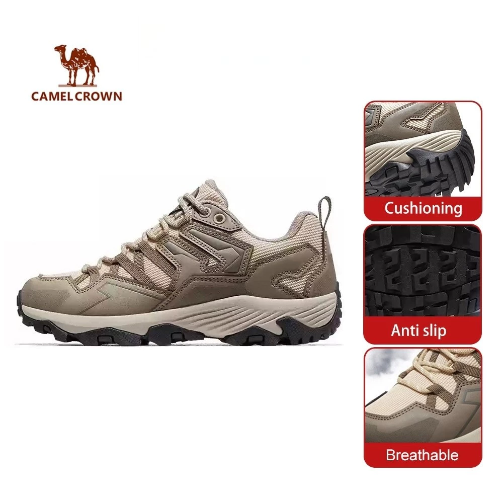 Giày leo núi CAMEL CROWN SPORTS chống mài mòn chống trượt phong cách thể thao ngoài trời đi bộ đường dài dành cho nữ