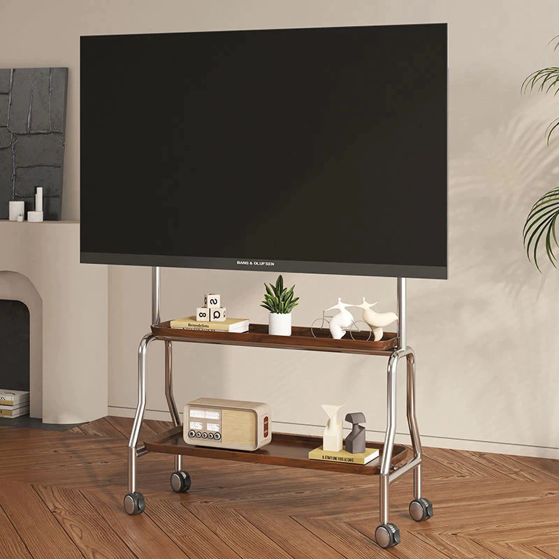 32-75inch Giá đỡ TV bằng thép không gỉ, giá đỡ di động hiện đại đơn giản, giá đỡ TV đa năng
