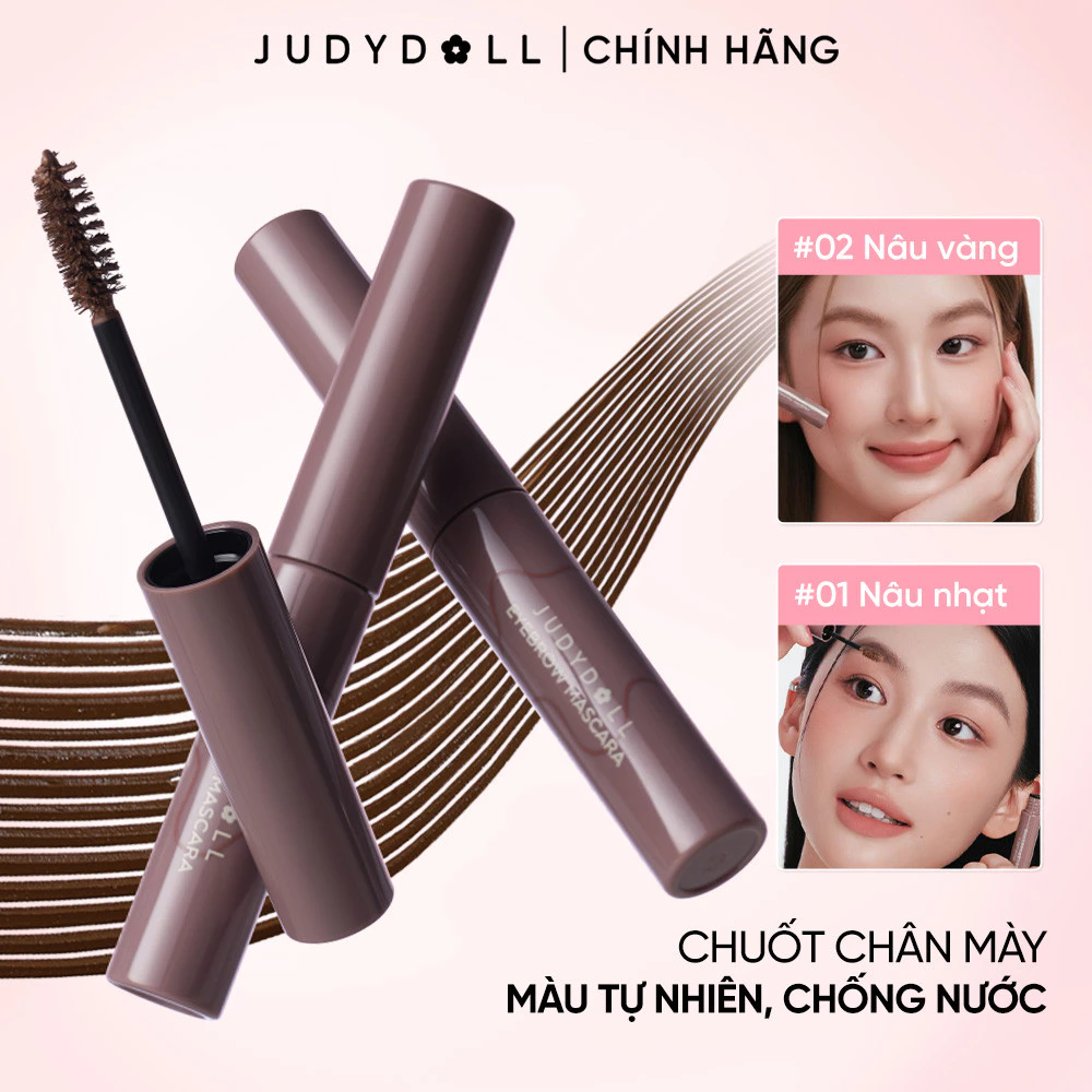 Chuốt Chân Mày JUDYDOLL Eyebrow Mascara Tự Nhiên Sắc Nét Bền Màu 2.5g