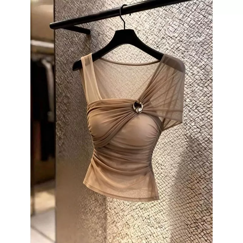Mới Phong Cách Trung Quốc Ống Top Váy Xếp Ly Hẹp-Váy May Dự Tiệc Hẹn Hò Mặc Hot Girl Slim-fit Hip Dress
