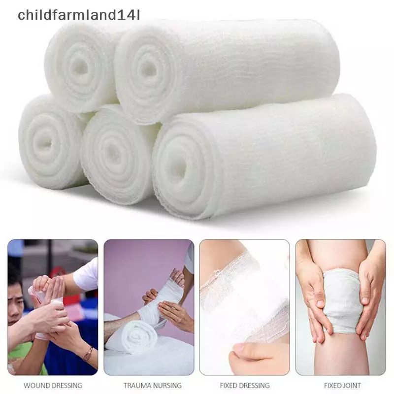 Băng cuộn gạc dài 4,5m Băng quấn y tế co giãn vô trùng Chăm sóc vết thương sơ cứu