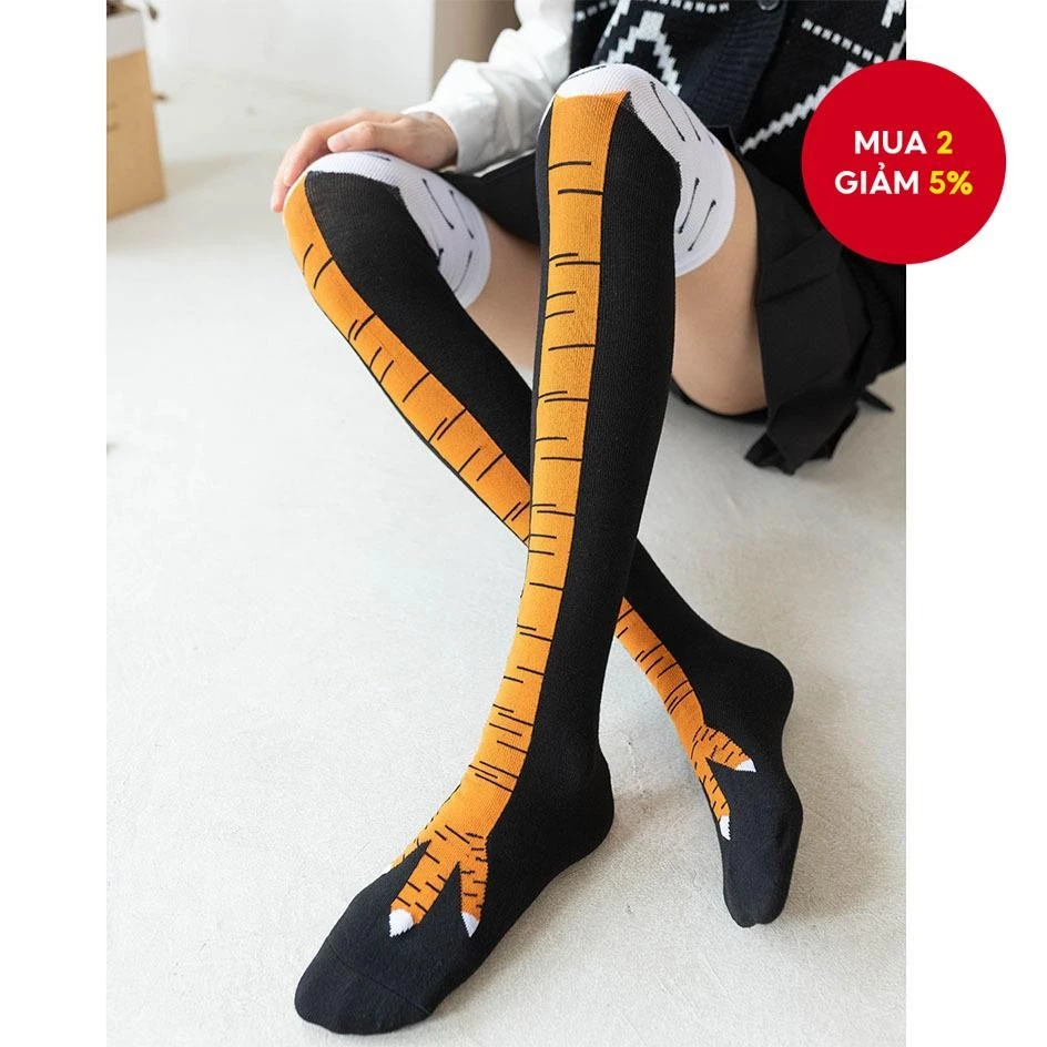 Vớ chân gà ngộ nghĩnh - Quà tặng nâng cao đến đầu gối 3D