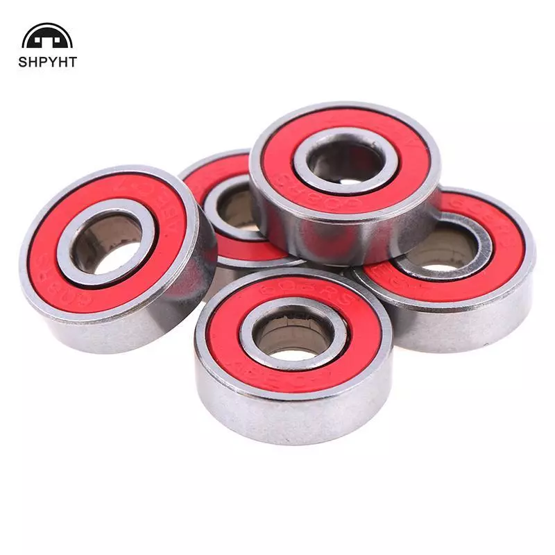 [SHPYHT] 5 Chiếc Đỏ ABEC-7 608RS Ván Trượt Con Lăn Kín Vòng Bi 8x22x7mm Mới