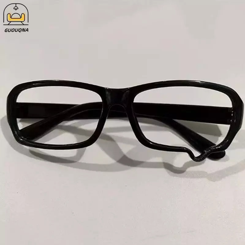 GUOUQNA Anime Y2K Cosplay Kính Không Có Ống Kính Unisex Giọt Nước Mắt Kính Mắt Kính Mắt Trang Sức Trang Phục Phụ Kiện Trang Trí Quà Tặng