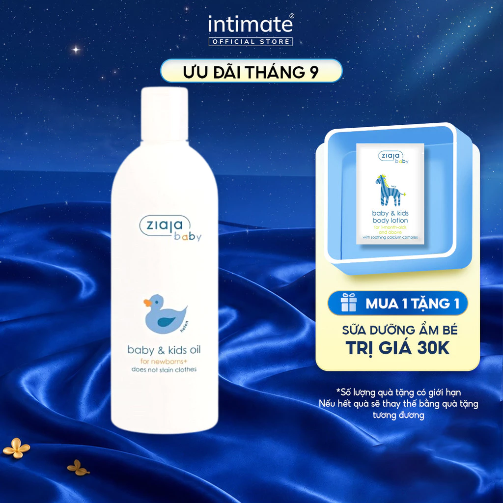 Dầu Massage Cho Trẻ Từ 1 Ngày Tuổi Baby & Kids Oil Ziaja Baby Giúp Chăm Sóc Và Bảo Vệ Da Cho Bé 270ml