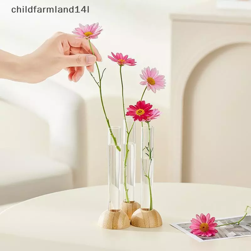 Sáng Tạo Phong Cách Bắc Âu Tròn Thủy Tinh Pha Lê Bình Tròn Bằng Gỗ Nghệ Thuật Thủy Canh Xanh Hoa Sen Đồ Trang Trí Bình Thủy Tinh Trang Trí Để Bàn