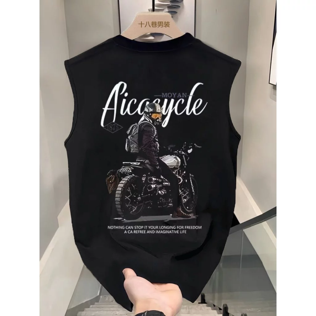 Áo thun ba lỗ nam - Ba Lỗ Unisex Motorcycle Freedom – Hình Biker Cá Tính