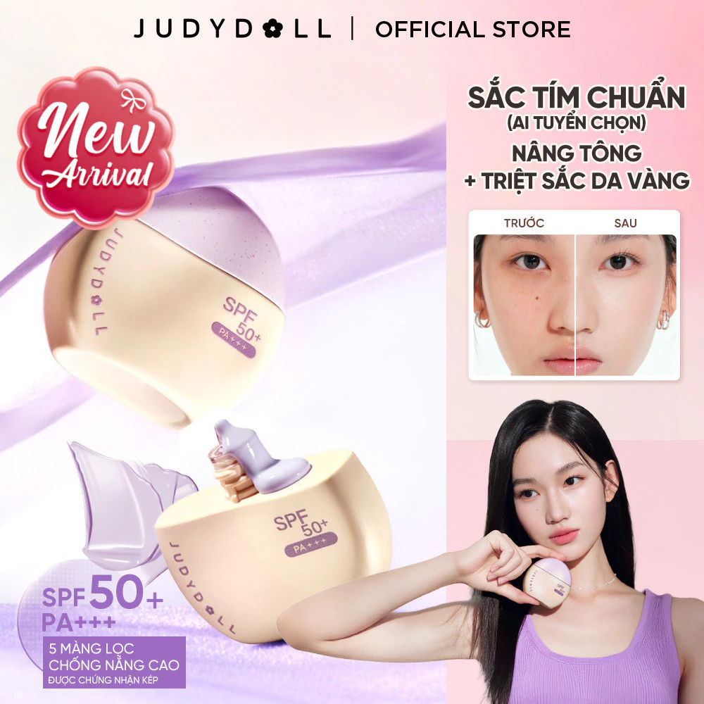[MỚI] Kem Lót Chống Nắng JUDYDOLL UV Defense Tone Up Cream Nâng tông Triệt sắc Dưỡng ẩm SPF50+ PA+++ 20/40g