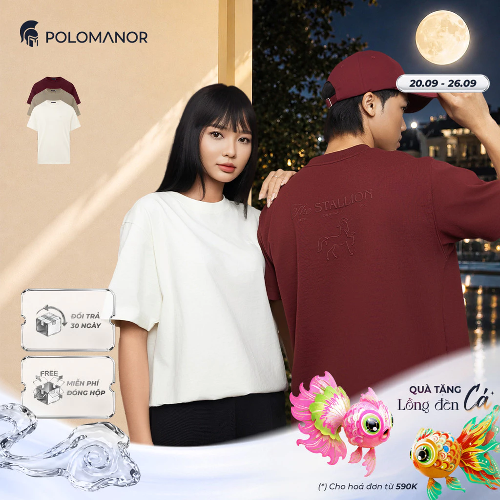 [GIÁ CHỈ CÓ TRÊN LIVE]  Áo thun nam cao cấp GALOR, BST STALLION vải Cotton 2C, sang trọng - POLOMANOR