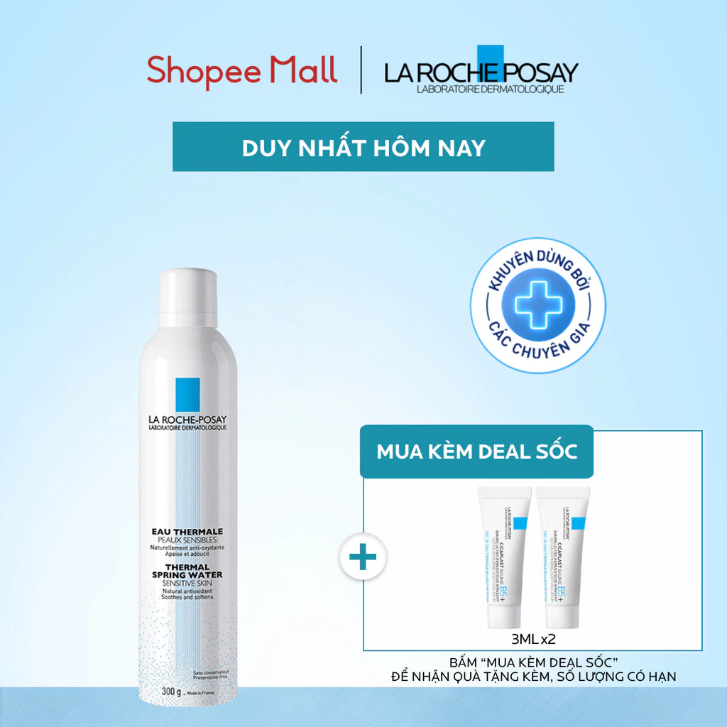 Nước khoáng giúp làm dịu & bảo vệ da La Roche-Posay Thermal Spring Water 300ml