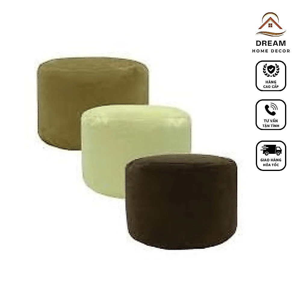 Đôn gác chân hạt xốp nhiều mầu sắc