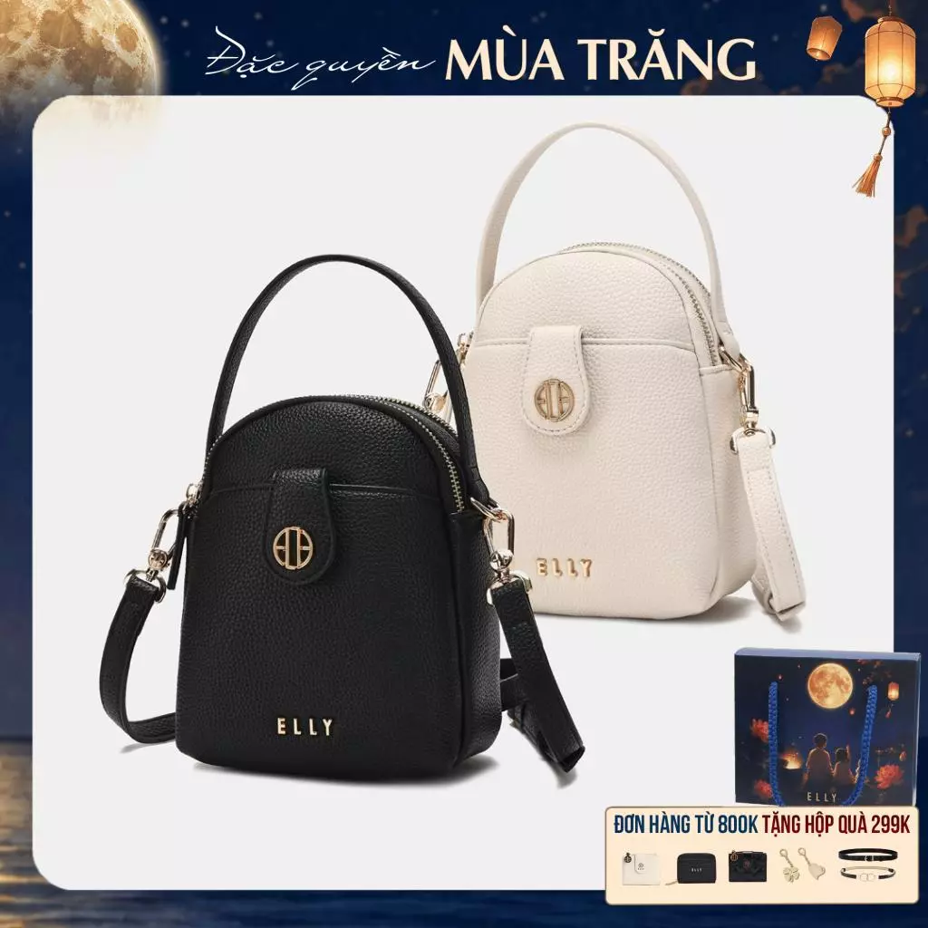 Túi xách nữ ELLY EL379 da tổng hợp cao cấp đeo chéo đeo vai xách tay thời trang