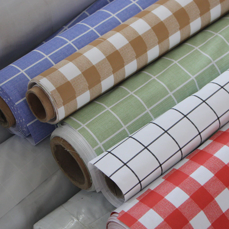 [Sản phẩm mới] Khăn trải bàn bằng nhựa pvc Bàn cà phê chống dầu chống thấm nước Khăn trải tươi Bàn tròn Toàn bộ cuộn 60 Ghế có sẵn
