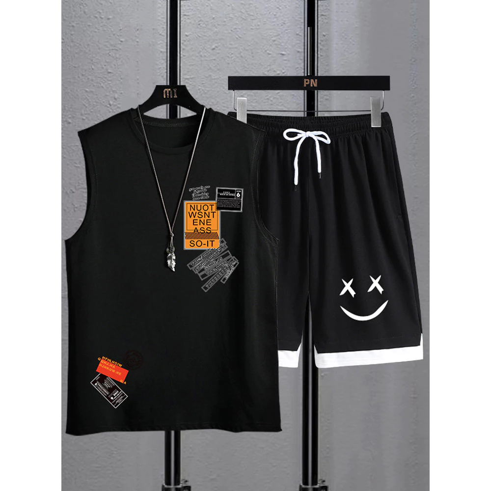 Set đồ bộ HappyFamily - Bộ quần áo Nam họa tiết NOUT WSXH ASS chất cotton 100 cao cấp