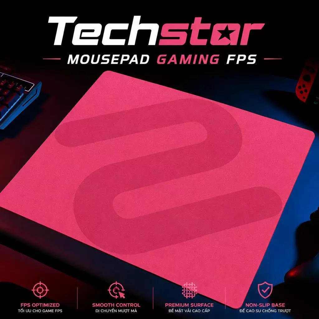 Lót chuột Gaming FPS, Gaming Mousepad FPS - Lót Chuột Chơi Game Mượt, Chuẩn Esport