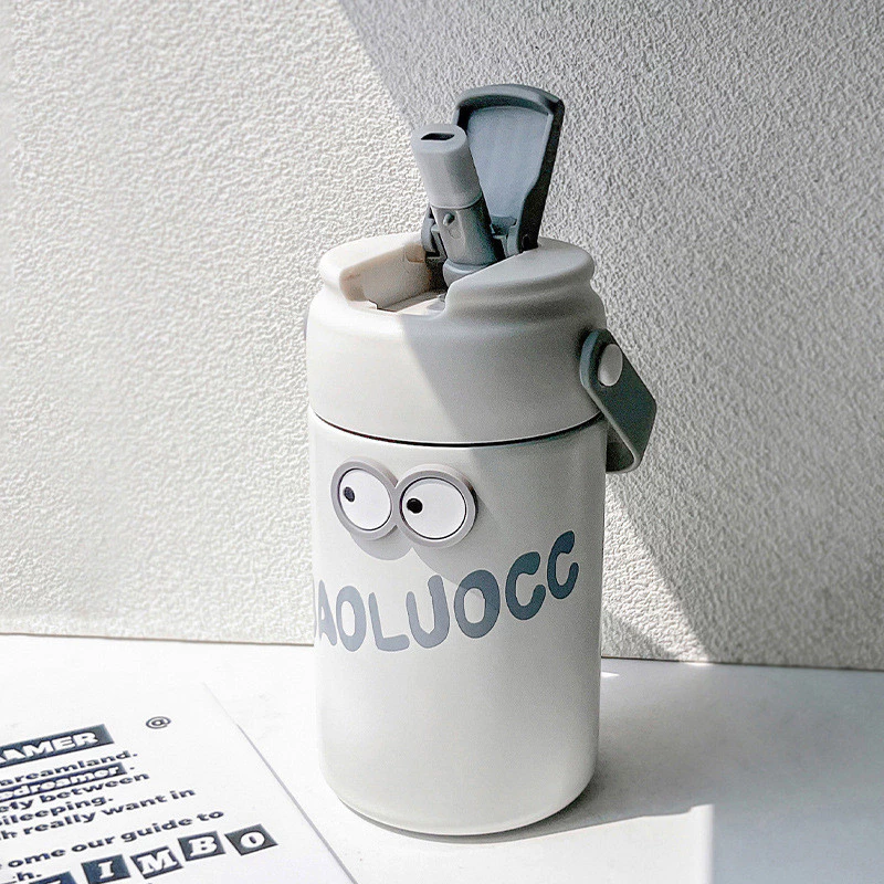 Cốc giữ nhiệt bằng thép không gỉ 316, 550ml / 750ml, Cốc uống có bộ lọc cặn ống hút và trà, Quà tặng sinh nhật cho học sinh và nhân viên văn phòng.