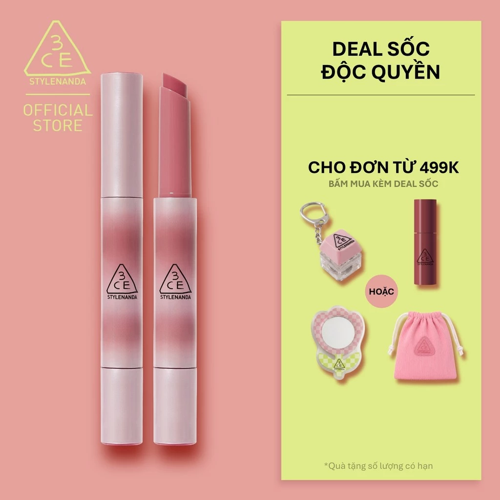 Son bóng dưỡng môi bắt sáng 3CE Shine Reflector (Son vặn 1 chiều)