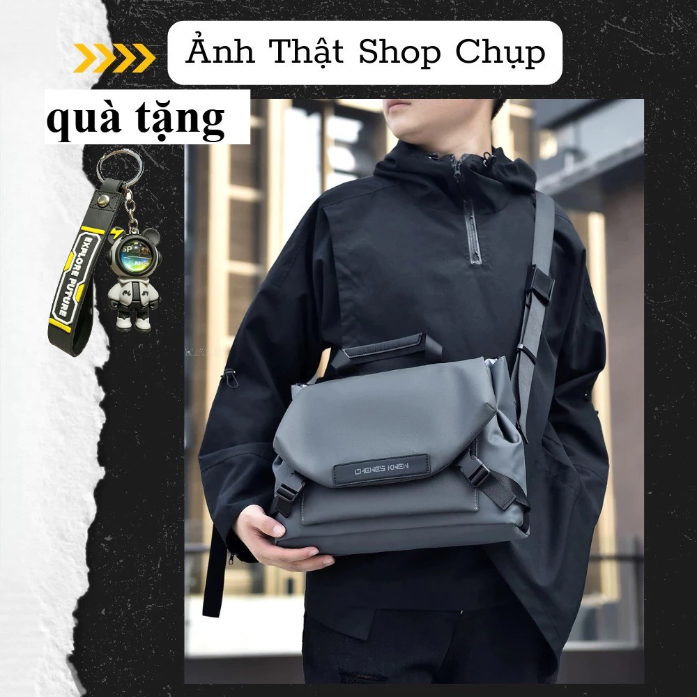 Hỏa Tốc,Túi đeo chéo nam Backpack cặp đeo chéo nam đi chơi đi học chống nước nhiều ngăn