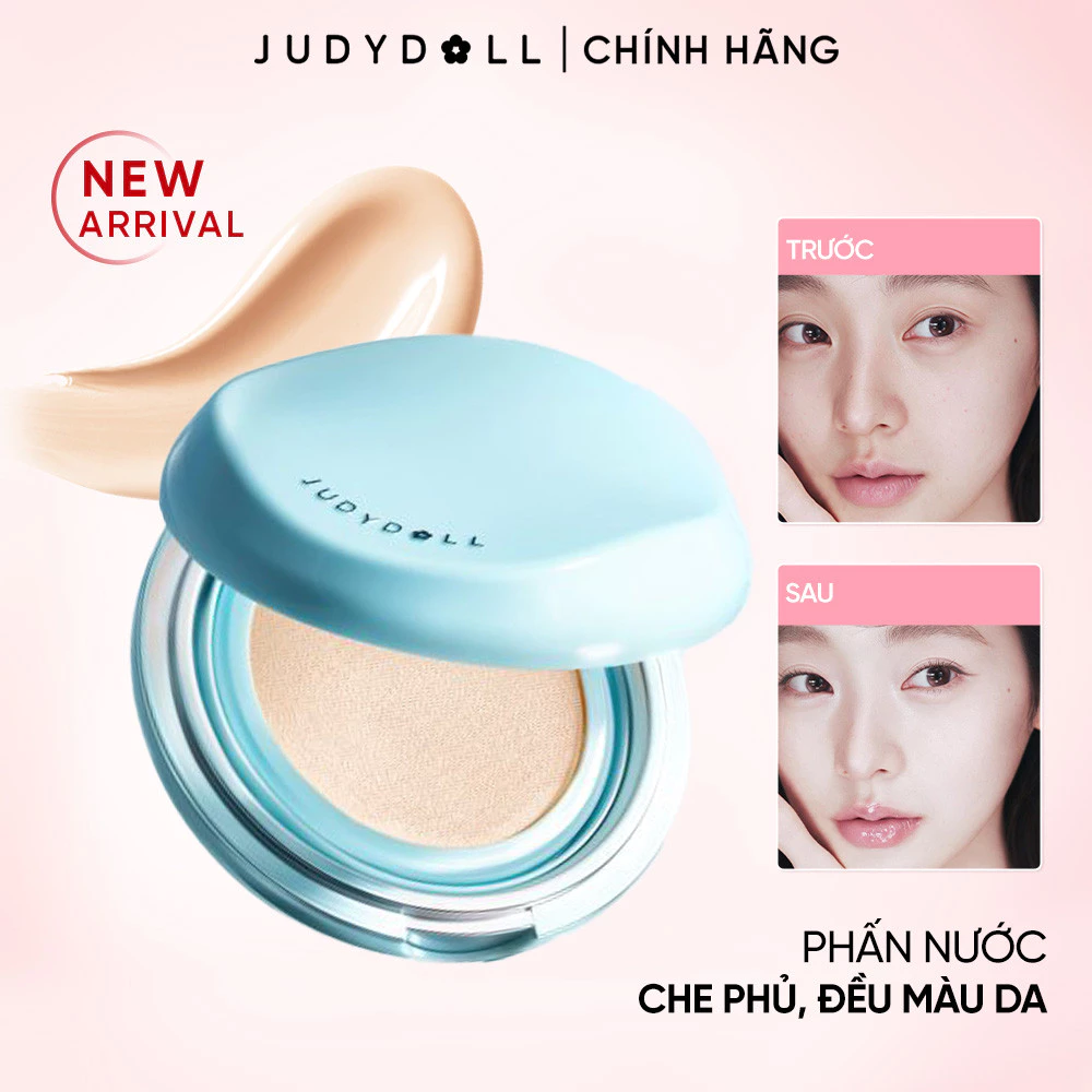 [MỚI][BST Dreamcore Ocean] Phấn Nước JUDYDOLL Long Wearing Cushion 14g
