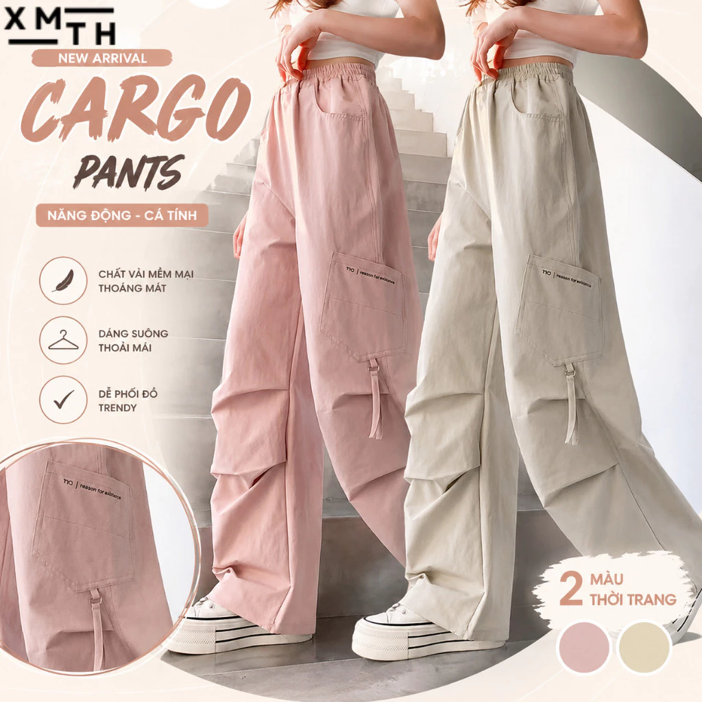 Quần túi hộp kaki, quần gió nữ ống xuông bé gái 18-50kg TYJ. Quần dài đi học, đi chơi cho trẻ em, học sinh nữ 6 -14 tuổi