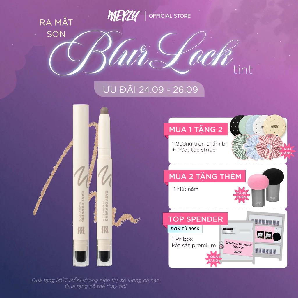 Bút Tạo Khối Hai Đầu Merzy Easy Drawing Shading Stick 1.3g