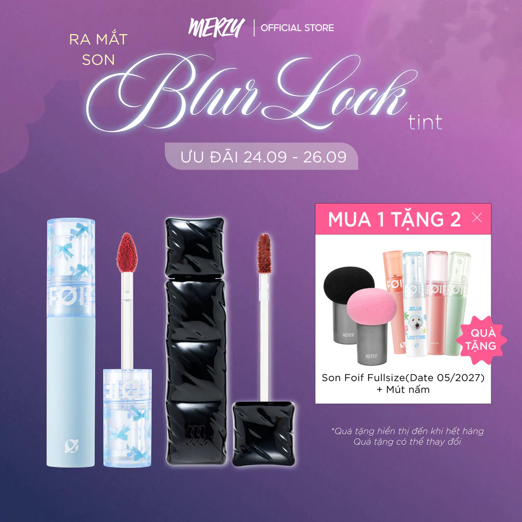 COMBO 2 Son V6 Puffer Velvet Tint 3.7g + FOIF Daily Blur Tint 3g (HSD:9/2027)