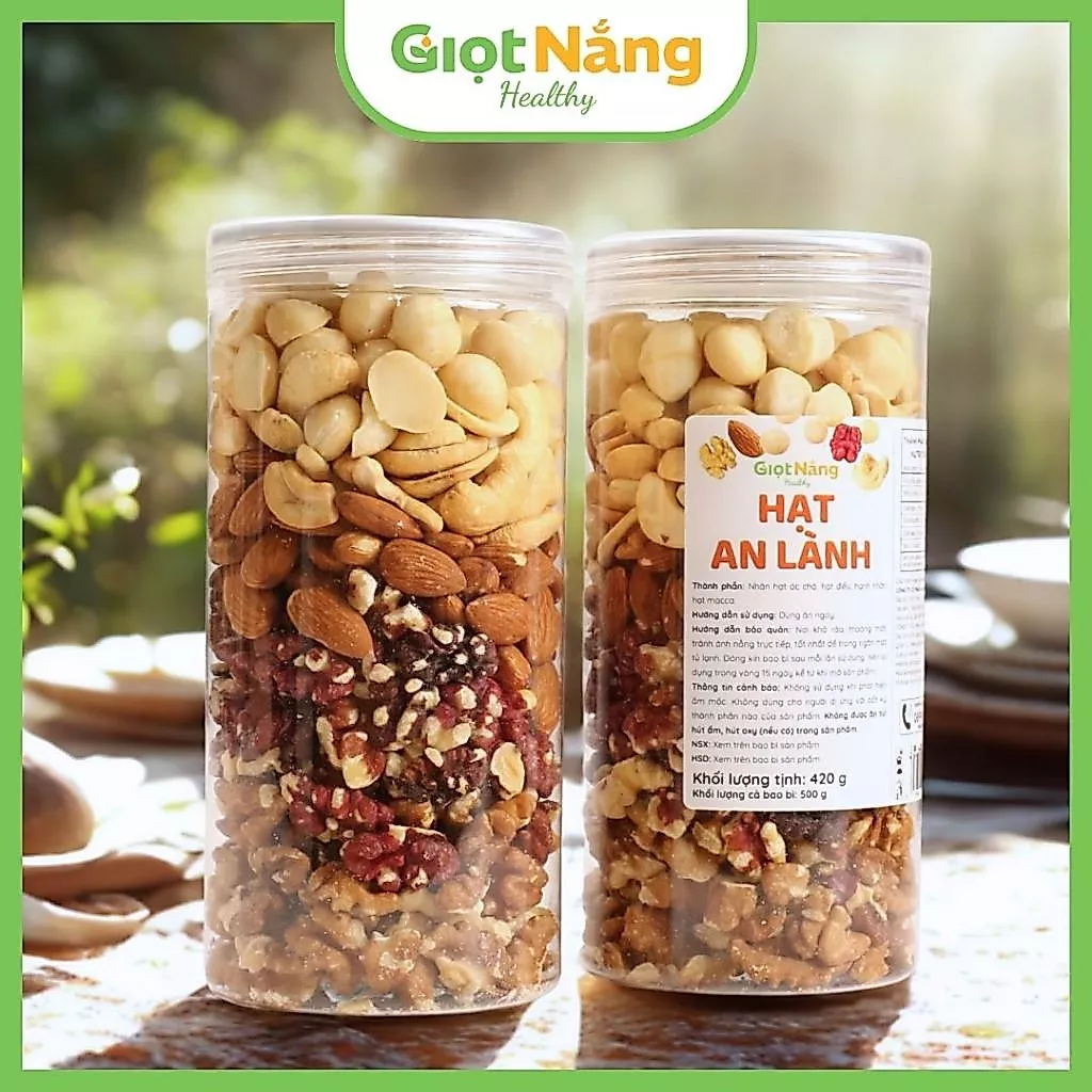 Hạt An Lành Mix Tổng Hợp Các Loại Siêu Hạt từ Nông Sản Giọt Nắng Dịp Tết Trung Thu