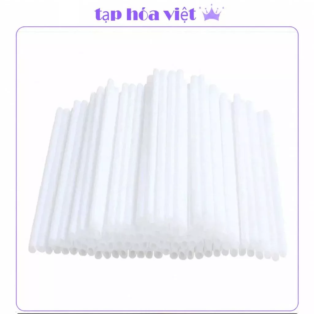 TÚI 50 QUE NHỰA làm kẹo mút kẹo sô cô la, que nhựa 10-15cm, que kẹo mút cakepop,