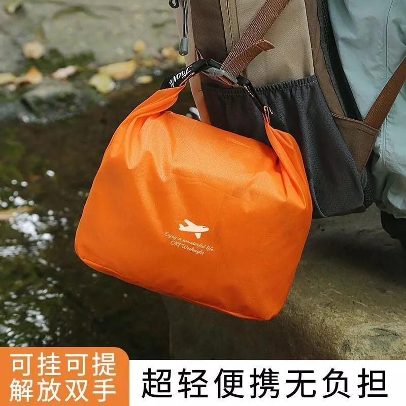 Túi lưu trữ chống nước cuộn ngoài trời Dung tích lớn có thể gập lại Túi lưu trữ du lịch tiện lợi Cắm trại Đi bộ đường dài Túi chống nước