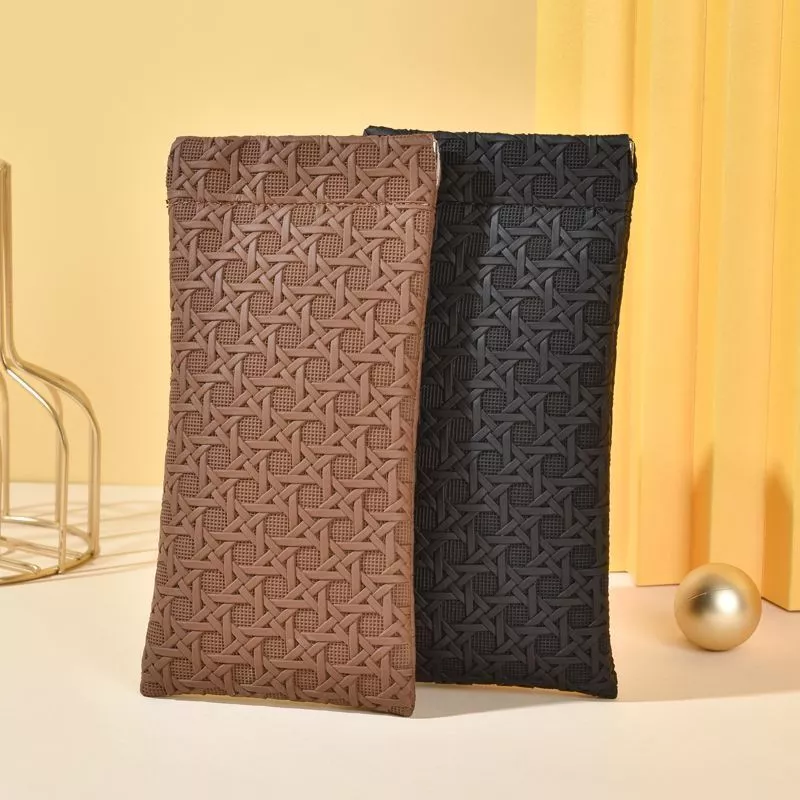 Đơn Giản Cao Cấp Nam Nữ Túi Đeo Kính Tự Động Đóng Kính Mát Di Động Cận Thị Kính Du Lịch Túi Bảo Quản