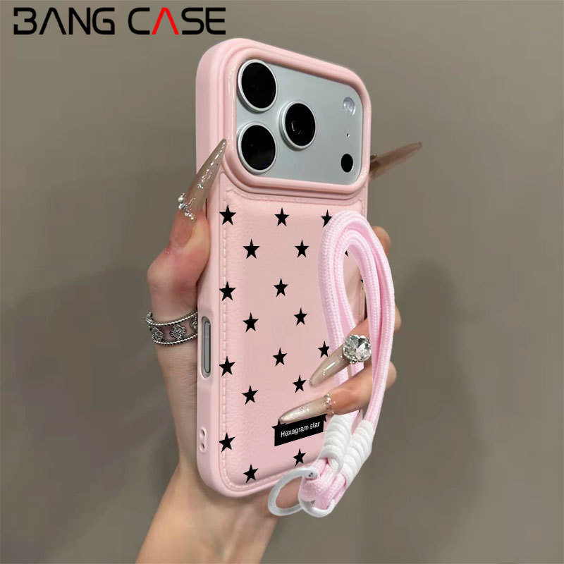 Leather Texture Phone Case for IPhone 17 16 15 14 13 12 11 Pro Max Air Xr Xs…