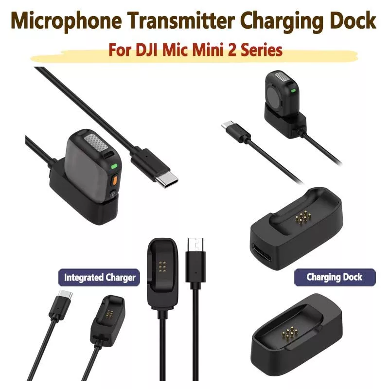 Đế sạc từ tính cổng USB-C cho DJI Mic Mini 2S