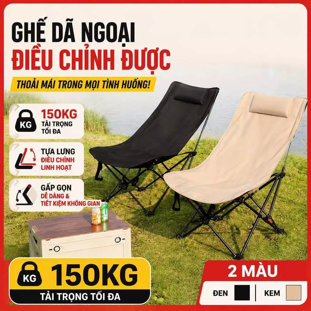 【COD】Blue Whale Ghế Gấp Dã Ngoại Chịu Lực 150kg - Ghế Cắm Trại Câu Cá Chống Nước Nhẹ Gọn Cao Cấp Cho Mọi Địa Hình