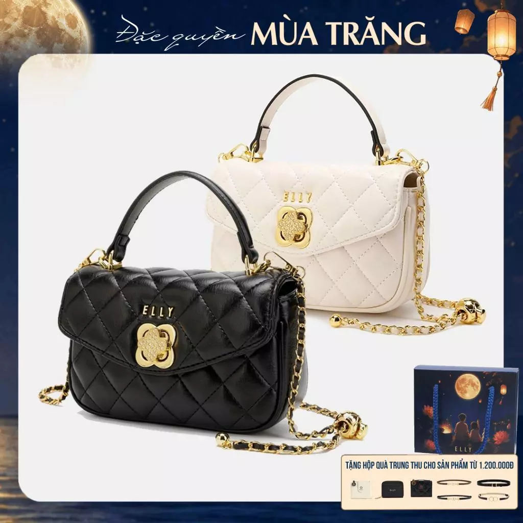 [TẶNG QUÀ TRUNG THU 599K] Túi xách nữ thời trang ELLY EL227 đeo chéo xách tay đeo vai cao cấp chính hãng