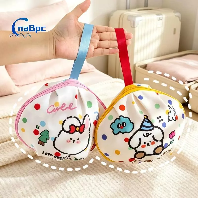 < CnaBpc > 1 Cái Quần Lót Túi Bảo Quản Mỹ Phẩm Chống Thấm Nước Có Thể Gập Lại Túi Dây Kéo Cầm Tay Cho Đồ Lót Du Lịch Hàng Ngày Mang Theo Mới