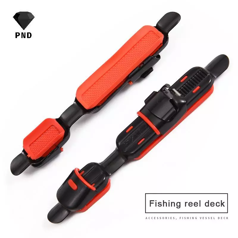PND 1 Chiếc Kim Loại Cuộn Ghế De Cần Câu Kẹp Bánh Xe Cuộn Cao Su Đệm Dụng Cụ Phụ Kiện Giá Đỡ Câu Cá raoog